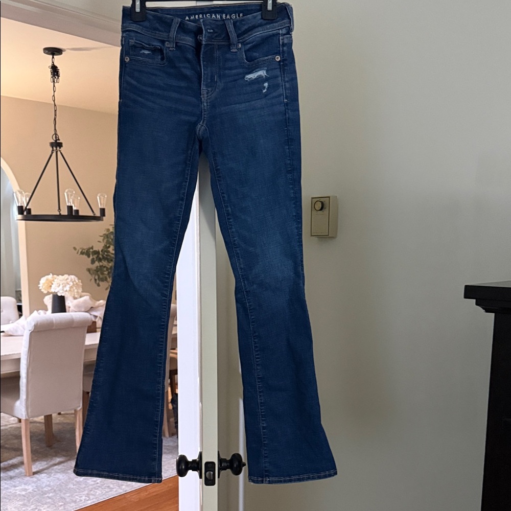 American Eagle Outfitters Dark Blue Flare Jeans